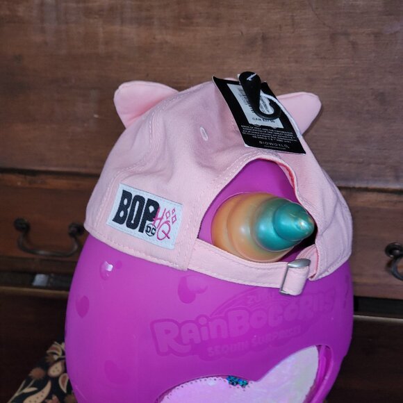 Harley Quinn Birds of Prey Pink Cap New with Tags - Picture 5 of 13